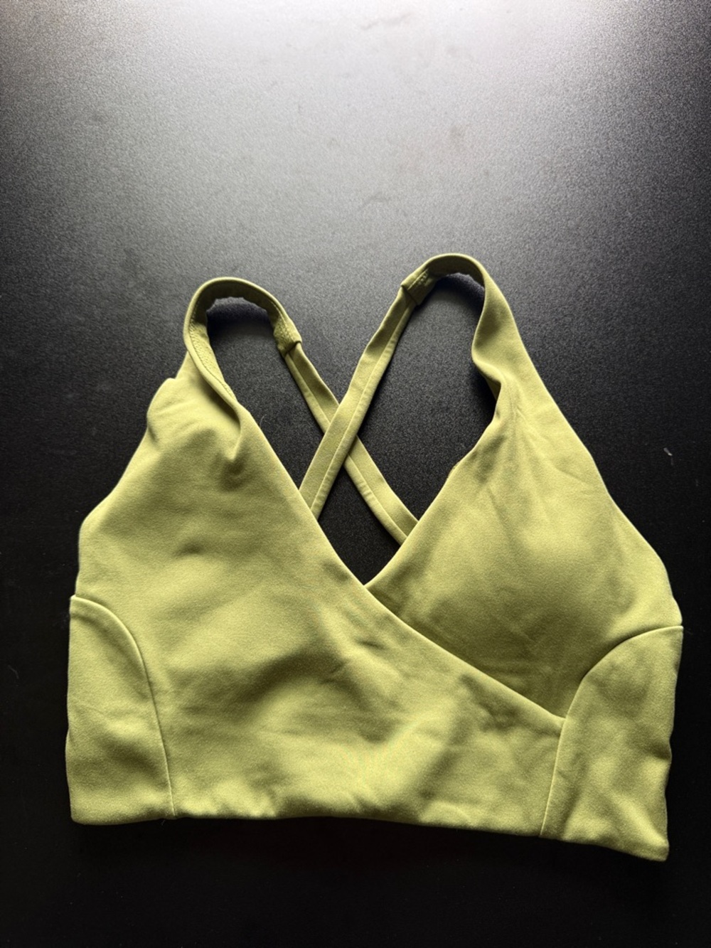 Crop Shop Boutique Women’s Crossback Bralette in Olive Green